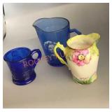 Vintage glass pitcher lot