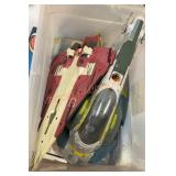 Star Wars Jedi starfighter model and slave1