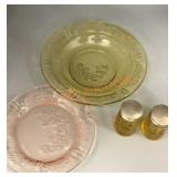 Antique depression wear glass lot( Sharon Amber