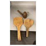 Vintage wooden utensils and more