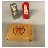 Vintage Texaco salt and pepper shakers with box