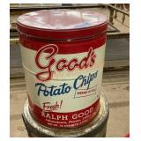 Vintage Goods potato chip tin 2lbs