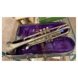 Antique King trumpet made by H. N. White in