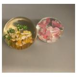 Vintage glass, paper weights(daisyglas,joes glass)