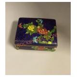 Vintage Cloisonne enameled box