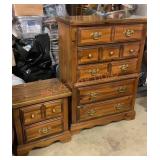 Tall dresser and nightstand set