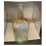 Antique, tall, French country wine bottle