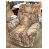 Rocking recliner camouflage  print