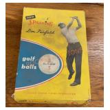 Vintage Spalding golf balls in original box