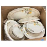 Box lot crooksville china