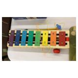 Vintage fisher price pull a tune xylophone