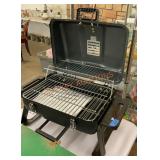 Barbecue grill where table top charcoal grill