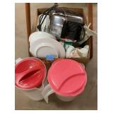 Misc. kitchenware box lot