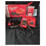 Milwaukee M18 charger and 1 5 ah battery