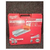 Milwaukee 47pc 1/2" Metric & Sae Ratchet Sockets