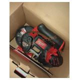 Milwaukee cordless sub compact bandsaw