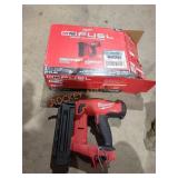 Milwaukee M18 fuel 18g. Brad nailer