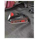 Black and Decker 20v 2 ah battery