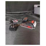 Black and Decker 20v 2 ah battery and charger