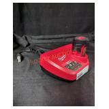 Milwaukee M12 2 ah battery and charger combo