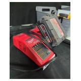 Milwaukee M18 5 ah battery and charger combo