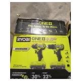 Ryobi 18v compact brushless 2 tool kit