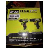 Ryobi 18V Impact Driver and Drill/Driver