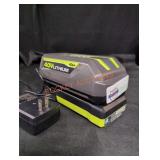 Ryobi 40V 4Ah Battery and Charger Combo