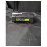 Ryobi 40v lithium 6 ah battery