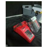 Milwaukee M18 5 ah battery and charger combo