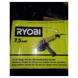 Ryobi 7.5Amp 4ï¿½" Angle Grinder w/ Rotating Rear