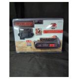 Black and Decker 20 v 1.5 ah battery and charger