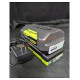 Ryobi 40V 4Ah Battery and Charger Combo