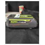 Ryobi 40v lithium 4 ah battery