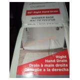 American Standard 60" Right Drain Shower Base
