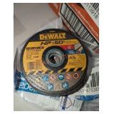 20 4-1/2" Dewalt grinder wheel discs