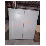 27"Wï¿½12"Dï¿½30"H White Wall Cabinet