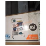 HDX 48" x 18" x 72" utility 5 shelf unit with