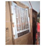 White screen porch door aluminum 36" wide