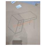 Nathan James Vanity Table, White & Gold