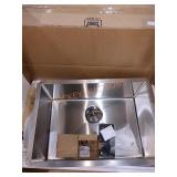 KRAUS 26 in. Single Bowl Kitchen Sink