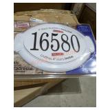Cast Aluminum Oval Address Plaque