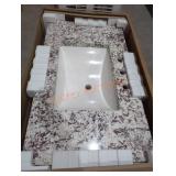 37"ï¿½22" Marble Vanity Sink Top