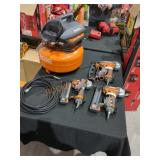 Rigid 6 Gallon Air Compressor & 3 Tool Combo Kit