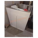 24" W x 21.5" D x 24" H wash sink cabinet