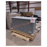 60"L Gray Double Sink Vanity