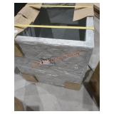 Outdoor flower pot 16" x 16" x 16" concrete