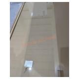 Glass panel shower doors, appro. 78" x 34"