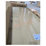 Glass panel shower doors approx 78" x 26"