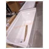 STERLING 60"x 30" Soaking Bathtub with Left Drain